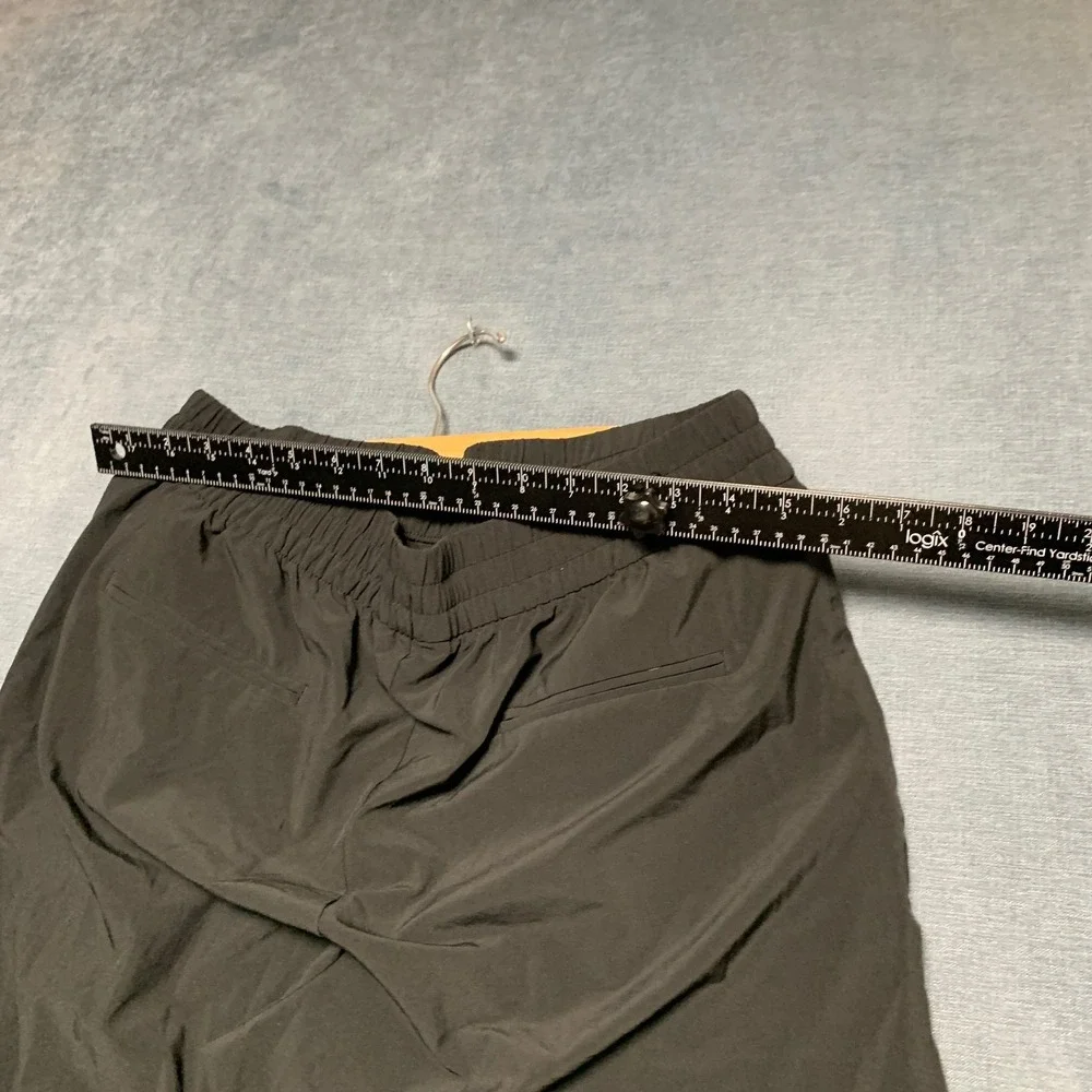 Banana Republic Airstretch Jogger Pants Mens Medium Black Tapered Leg Pull On